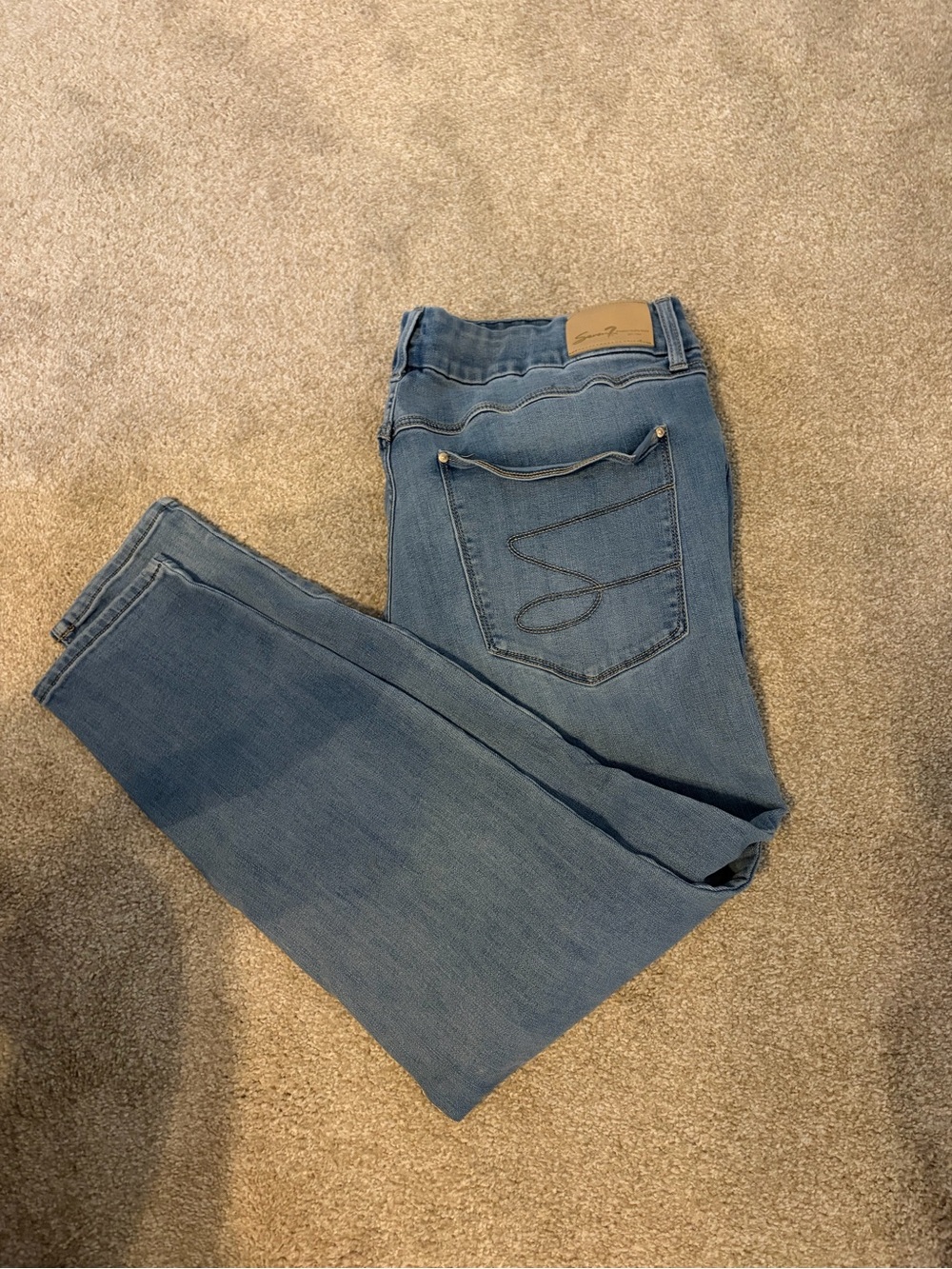 Seven7 Women's Light Blue Denim Jeans
